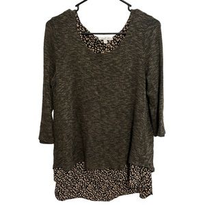 Blouse with Flower Pattern